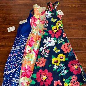 💜Bundle Summer Dresses for girl💜Size 10/12 M